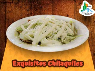 Exquisitos chilaquiles | Grutas Tolantongo